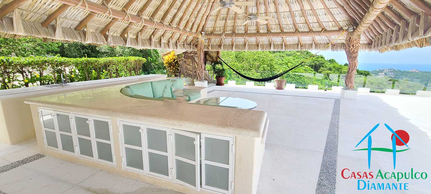 Punta Pichilingue Villa Linda - Roof garden con palapa 8 Punta Pichilingue Villa Linda - Roof garden con palapa 8